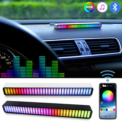 USB Smart Light Bars Bluetooth RGB Sound Control Pickup Rhythm Lamp