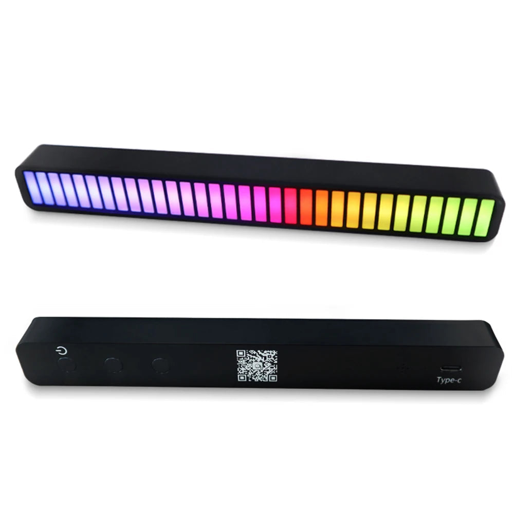 USB Smart Light Bars Bluetooth RGB Sound Control Pickup Rhythm Lamp