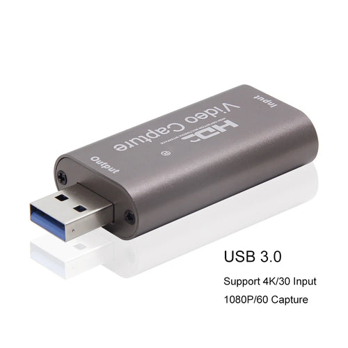 Mini 4K USB 3.0 Video Capture Card HDMI-compatible USB 2.0 Game