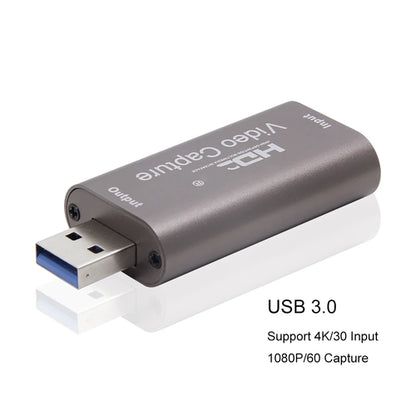 Mini 4K USB 3.0 Video Capture Card HDMI-compatible USB 2.0 Game