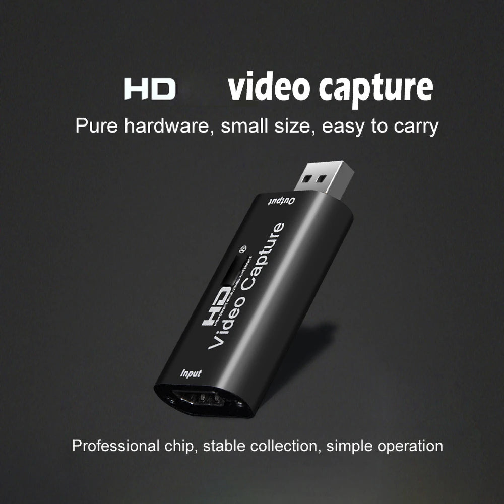 Mini 4K USB 3.0 Video Capture Card HDMI-compatible USB 2.0 Game