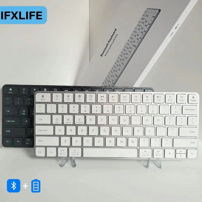 IFXLIFE Wireless Bluetooth Connected Magic Keyboard for Ipad Laptop