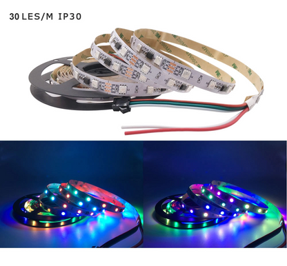 SMD 12V DC RGB 5050 Flexible Led Strip Lights